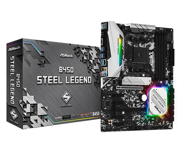 Asrock steel legend b450 после обновления перестала поддерживать ryzen 2