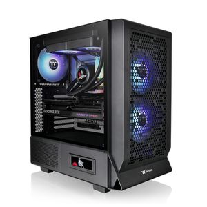 THERMALTAKE CERES 330 TG BLACK ARGB MID TOWER CHASSIS *เคส