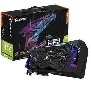 GIGABYTE AORUS RTX 3080 MASTER LHR 10GB GDDR6X *การ์ดจอ