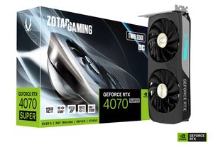 ZOTAC GEFORCE RTX 4070 SUPER TWIN EDGE OC 12GB GDDR6X *การ์ดจอ