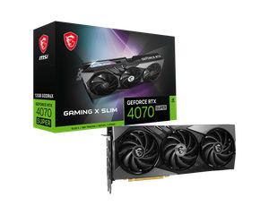 MSI GEFORCE RTX 4070 SUPER GAMING X SLIM 12GB GDDR6X *การ์ดจอ