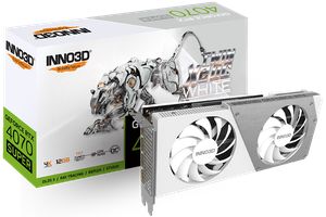 INNO3D GEFORCE RTX 4070 SUPER TWIN X2 OC 12GB GDDR6X WHITE *การ์ดจอ