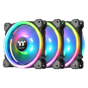 THERMALTAKE RIING TRIO 12 RGB 120MM RADIATOR FAN TT PREMIUM EDITION 3 PACK *พัดลม