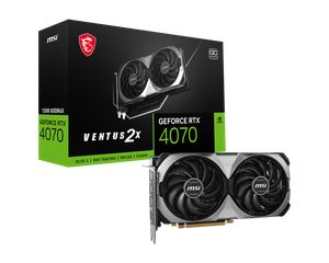 MSI GEFORCE RTX 4070 VENTUS 2X E OC 12GB GDDR6X *การ์ดจอ