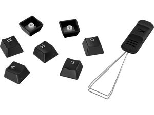 HYPERX PBT KEYCAPS  FULL KEY SET - BLACK *คีย์แคป