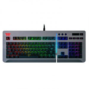 THERMALTAKE LEVEL 20 RGB TITANIUM GAMING KEYBOARD (CHERRY MX / BLUE SWITCH / RGB / EN-TH) *เกมมิ่งคีย์บอร์ด