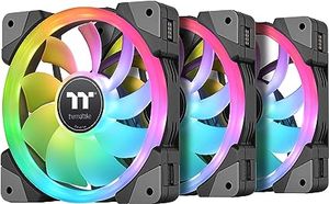 THERMALTAKE SWAFAN EX14 RGB PC COOLING FAN TT PREMIUM EDITION BLACK (3-FAN PACK ) *พัดลม