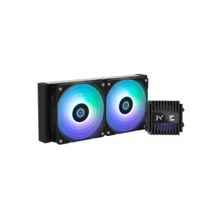 ZALMAN ALPHA 2 A24 BLACK ARGB 240MM (120 X 2) *ชุดน้ำปิด