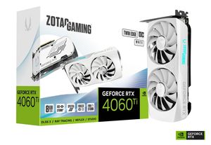 ZOTAC GAMING RTX 4060 TI 8GB GDDR6 TWIN EDGE OC  WHITE EDITION *การ์ดจอ