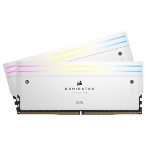 CORSAIR DOMINATOR TITANIUM RGB DDR5 32GB (2x16GB) 6400MHZ C32 WHITE *แรม