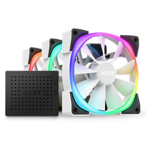 NZXT AER RGB 2 120MM TRIPLE STARTER PACK WHITE *พัดลม