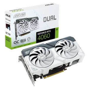 ASUS DUAL GEFORCE RTX 4060 OC EDITION 8GB GDDR6 WHITE *การ์ดจอ