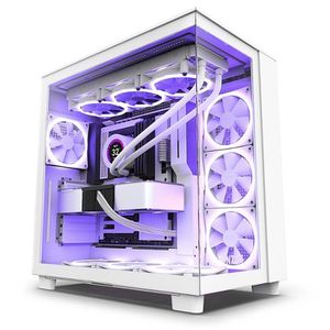 NZXT H9 FLOW MID-TOWER AIRFLOW MATTE WHITE *เคส