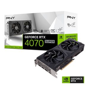 PNY GEFORCE RTX 4070 SUPER DUAL FAN OC 12GB GDDR6X *การ์ดจอ