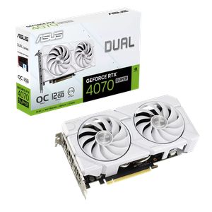 ASUS DUAL GEFORCE RTX 4070 SUPER WHITE OC EVO 12GB GDDR6X *การ์ดจอ