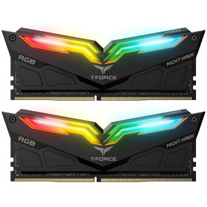 TEAM NIGHT HAWK 16GB (2X8GB) 3200MHZ RGB-BLACK *แรม