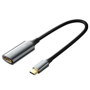 VENTION USB-C TO HDMI CONVERTER 0.25M BLACK *สายเคบิลไทป์ซีแปลงเอชดีเอ็มไอ