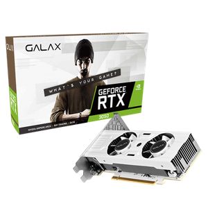 GALAX GEFORCE RTX 3050 LP WHITE 6GB GDDR6 *การ์ดจอ