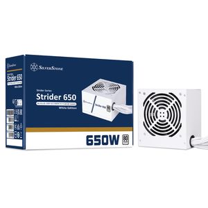 SILVERSTONE STRIDER WHITE 650W 80PLUS *พาวเวอร์ซัพพลาย