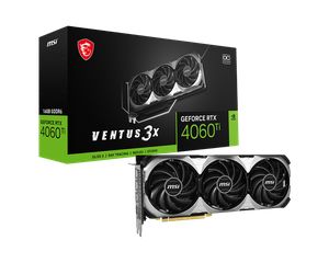 MSI GEFORCE RTX 4060 TI VENTUS 3X OC 16GB GDDR6 *การ์ดจอ