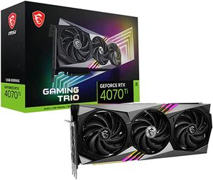 MSI GEFORCE RTX 4070 TI  GAMING TRIO 12GB GDDR6X *การ์ดจอ