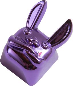 LOGA METALLIC KEYCAP SERIES: RABBOT (YEAR OF THE RABBIT) PURPLE *คีย์แคป