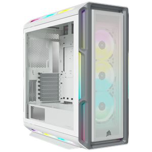 CORSAIR 5000T RGB TEMPERED GLASS - WHITE  *เคส