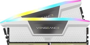 CORSAIR VENGEANCE RGB DDR5 32GB (2X16GB) 5200MHZ C40 WHITE *แรม