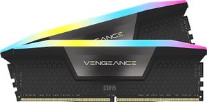 CORSAIR VENGEANCE RGB DDR5 32GB (2x16GB) 6200MHz C36 BLACK *แรม