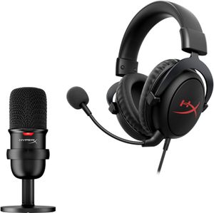 HYPERX STREAMER STARTER PACK-CLOUD CORE AND SOLOCAST USB MICROPHONE *หูฟังและไมโครโฟนเกมมิ่ง