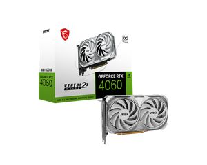 MSI GEFORCE RTX 4060 VENTUS 2X WHITE OC 8GB GDDR6 *การ์ดจอ