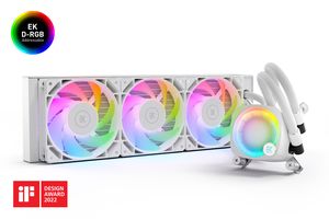 EKWB EK-NUCLEUS AIO CR360 LUX D-RGB (120X 3) WHITE *ชุดน้ำปิด