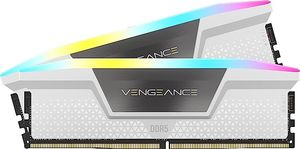 CORSAIR VENGEANCE RGB DDR5 32GB (2x16GB) 6000MHz C36 WHITE *แรม