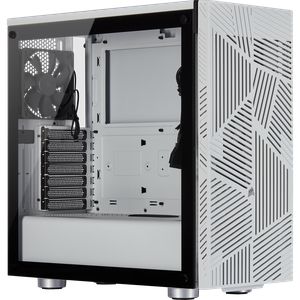 CORSAIR CARBIDE 275R AIRFLOW TEMPERED GLASS - WHITE *เคส