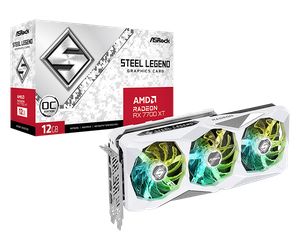 ASROCK AMD RADEON RX 7700 XT STEEL LEGEND OC 12GB GDDR6 *การ์ดจอ