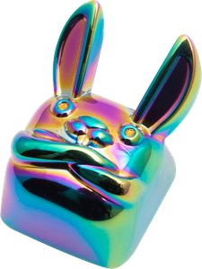 LOGA METALLIC KEYCAP SERIES: RABBOT (YEAR OF THE RABBIT) RAINBOW *คีย์แคป