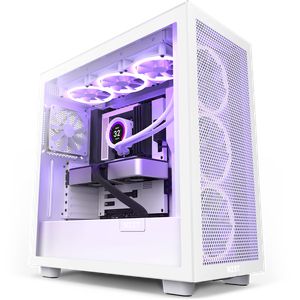 NZXT H7 FLOW MID-TOWER AIRFLOW MATTE WHITE *เคส