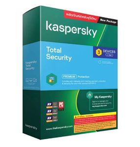 KASPERSKY TOTAL SECURITY 3 DEVICES 2022 1 YEAR *แอนตี้ไวรัส