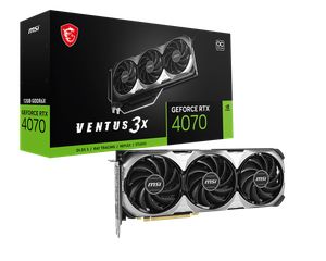 MSI GEFORCE RTX 4070 VENTUS 3X E OC 12GB GDDR6X *การ์ดจอ