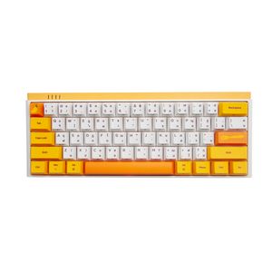 LOGA X DURGOD : MANGO STICKY RICE [ WIRELESS MECHANICAL KEYBOARD ]  KAILH TURBO RED *คีย์บอร์ดเกมมิ่ง