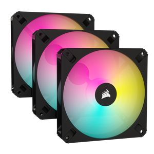 CORSAIR ICUE AR120 RGB 120MM PWM FAN BLACK TRIPLE FAN *พัดลม