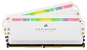 CORSAIR DOMINATOR® PLATINUM RGB 16GB (2X8GB) 4000MHZ C19-WHITE *แรม