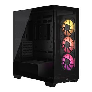 CORSAIR ICUE 3500X RGB TEMPERED GLASS BLACK *เคส