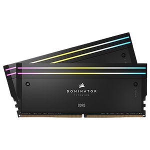 CORSAIR DOMINATOR TITANIUM RGB DDR5 32GB (2x16GB) 6400MHZ C32 BLACK *แรม