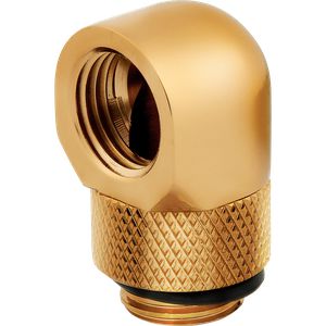 CORSAIR HYDRO X SERIES 90° ROTARY ADAPTER TWIN PACK — GOLD *ฟิตติ้ง