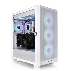 THERMALTAKE S250 TG WHITE ARGB MID TOWER CHASSIS *เคส