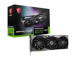 MSI GEFORCE RTX 4070 TI SUPER GAMING X SLIM 16GB GDDR6X *การ์ดจอ