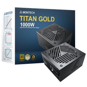 MONTECH TITAN 1000W ATX 3.0 PCIE 5.0 80 PLUS GOLD *พาวเวอร์ซัพพลาย