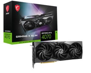 MSI GEFORCE RTX 4070 GAMING X SLIM 12GB GDDR6X  *การ์ดจอ