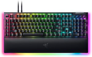 RAZER BLACKWIDOW V4 PRO GREEN SWITCH RGB EN *คีย์บอร์ดเกมมิ่ง